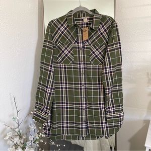 Duluth Trading Co Flannel NWT
